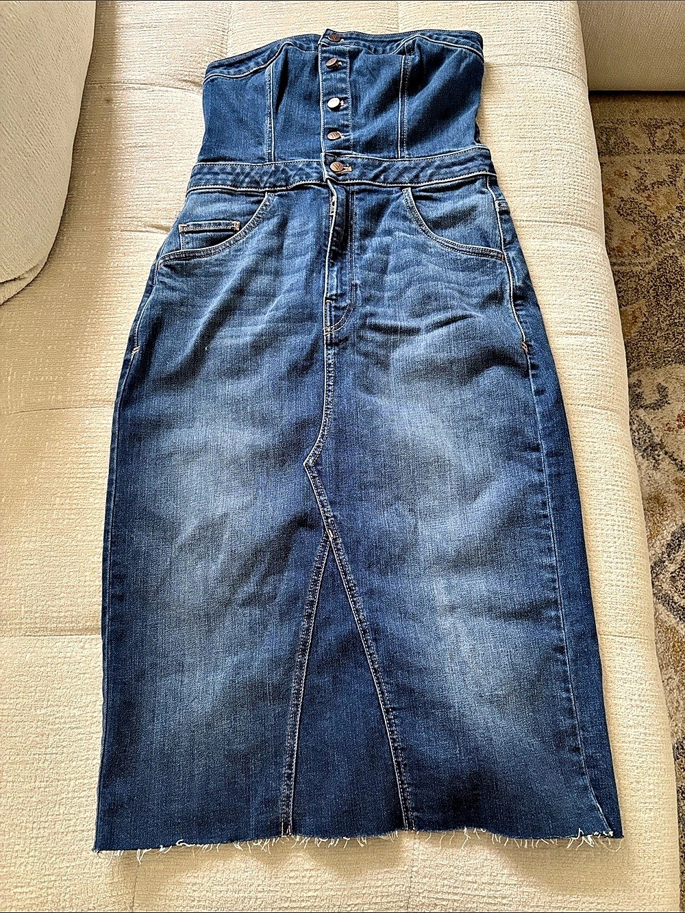 VENUS Denim Maxi Skirt Size 10